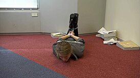 teen violet haze bound tight as real estate agent