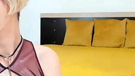 white girl gags on sloppy deepthroat facial webchat