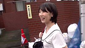 Mashiro hides naughty panties peek from friends secretly