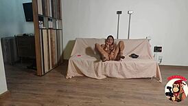 bold newbie teen tackles monster cock for first wild ride