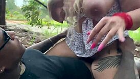 Brazilian farm girl wanted milk but got banana stuffed in pussy and gaping ass in banana grove?