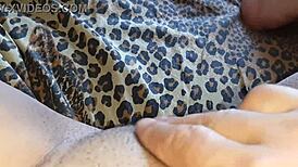 stepsister chills by fan reading as i secretly jerk big clit orgasm pov brunette lesbian