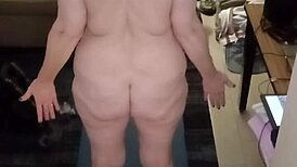 Check out hot milf's big naturals in naked yoga!