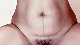 Lonely young asian squirts 3x dildo vibrator orgasms