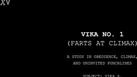 wanna see vika fart right at her tight pussy climax?