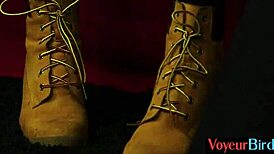 bigtit british babe fingers shaved pussy moaning voyeur dirty talk jerk instructions