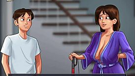 summer adventures continue in casual erotic tales from summertime saga 28