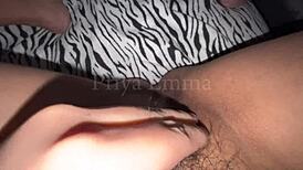 Damn, Stepmom's Big Boobs Bounce While Rubbing Hairy Pussy!