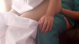 hidden cam catches nurse riding my cock bent over in hospital room 📹🍆