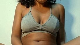 i cum twice rubbing clit hard with 18+ vibrator on wet pussy alone