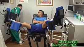 Angel Ramiraz Endures Cum Clinic Extraction with Moaning and Spreading