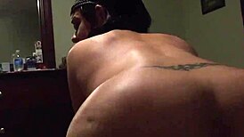 gypsy brunette with big tits and ass deepthroats monster bbc then rides cowgirl