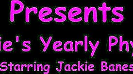 jackies banes endures lilith rose's intense gyno exam on hidden cam