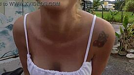 wanna see two hotties pedaling panty-free in the rain barbara alves?