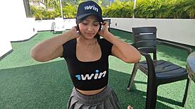 i couldn't resist fucking my hot stepsister's tight pussy in hotel quickie