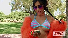 tiny hooker jena larose meets nade nasty for sloppy deepthroat anal rimjob and face fucking