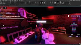 innocent white roblox teen tempts massive black cock monster