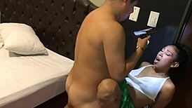 yo this skinny peruvian teen spills her dirtiest sex confessions while getting fucked hard.