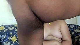 i pound her chubby face hard then blast cum right on her latina nose fetish