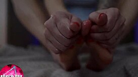 Sexy Oiled Teen Feet Closeup Fetish Play Drives Me Wild With Desire
