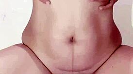 Lonely young asian squirts 3x dildo vibrator orgasms