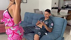 Big Ass Latina Sucks Jacob Newman's Cock Then Gets Pounded Hard