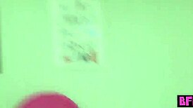Hot teen bffs play strip pong then dive into wild bisexual orgy with ripped clothes and big cocks