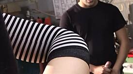 Vigilantes Spy Young 18+ Girl's Hardcore Anal Assfucking by Worker