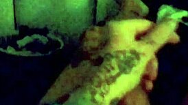 transsexual slut takes cash for massive cumshot facial blast