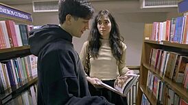 library pickup leads to petite latina bent over doggystyle screaming submissive