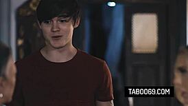 Blonde Milf Stepmom Dee Williams Fucks Stepdaughter Tiffany and Stepson