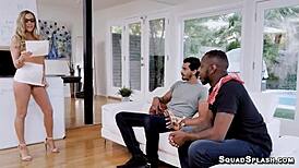 Karla Kush Conquers Two Massive Black Cocks Relentlessly