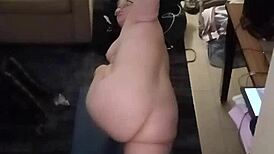 Check out hot milf's big naturals in naked yoga!