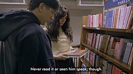 library pickup leads to petite latina bent over doggystyle screaming submissive