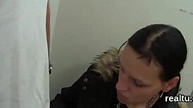 Czech Teen Seduced in Shop Undresses for Hardcore POV Anal Drilling