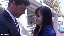 wanna see politician deepthroat gagging on monster cock while bound stepdaughter watches?