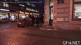 boyfriend watches her suck fuck for cash in nasty competition game