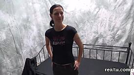 Czech Teen Seduced in Shop Undresses for Hardcore POV Anal Drilling