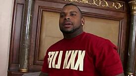 Blonde Cougar Mom Teaches Skinny Puffy-Tit Teen Big Black Cock Deepthroat and Cowgirl in FFM Threesome