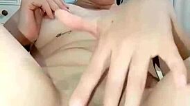 little latina fingers pussy squirts hard with toy