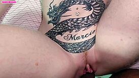 wife shows new lingerie for big black cock anal creampie approval