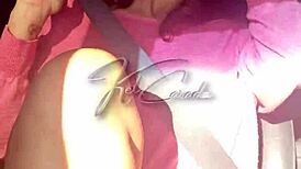 i'm the slutty latina wife flashing truckers on our sp car ride with hubby watching