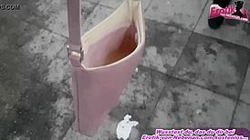 Deutsche Schlampe Pisses Publicly. Right in Her Handbag!