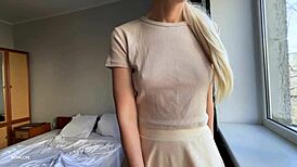 hey step bro, quick cum in my panties before college starts