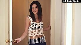 Skinny Roommates Tease Wet Pussies