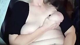 Hot Milf Fingers Tits In Early Morning Masturbation!