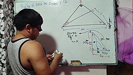 Nerdy Asian Student Calculates Hot Bedroom Math with Teacher Cock!