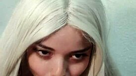 Wellington explodes deep in witch's throat after wild Halloween suck