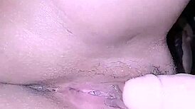 Hubby away, so I dive into coworker's juicy pussy for squirting bliss