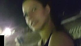 Beautiful Brunette Teen Fucked Outdoors Crazy Cum Swallow?